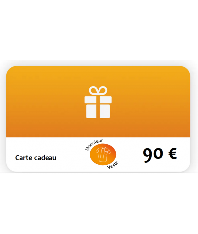Carte Cadeau 90 €