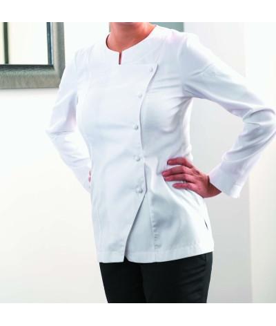 veste cuisine blanche femme grand chef valloire robur