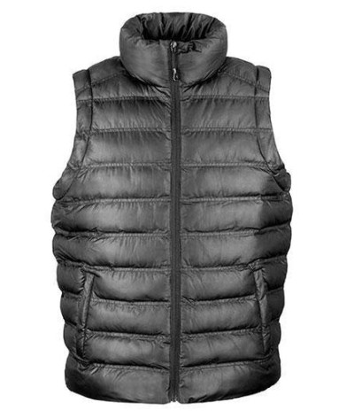 Doudoune sans manches noire bodywarmer Homme R193M RESULT