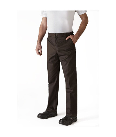 pantalon de cuisine Timeo moka marron