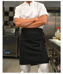 tablier bas demi chef noir