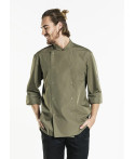 veste cuisine vert olive Hilton chaud devant