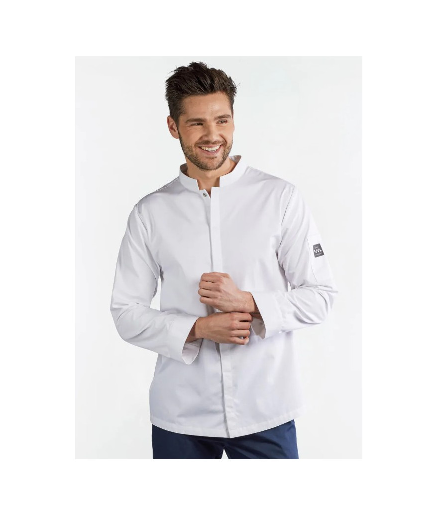 VESTE CUISINE BLANCHE SABOR CHAUD DEVANT