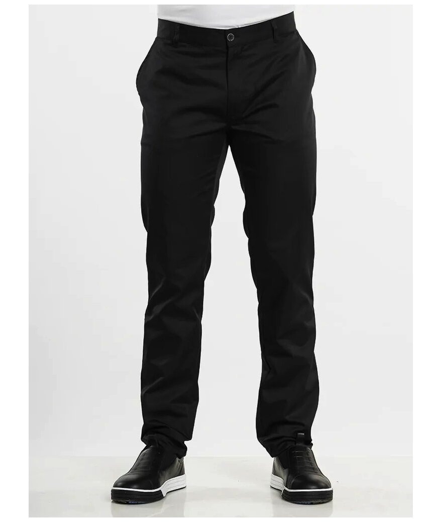 pantalon de cuisine noir pour homme NERO Chaud devant