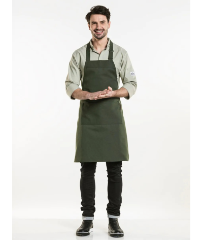 tablier cuisine vert olive nordic