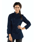 Veste de cuisine Femme manches longues Poco Bleu navy