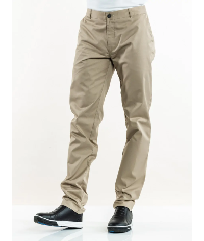 Pantalon de cuisine beige Homme coupe regular SABBIA - Chaud Devant