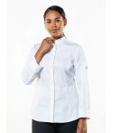 Veste de cuisine Femme manches longues Nordic Blanche- Chaud devant