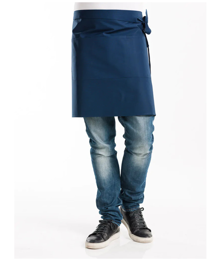 tablier de cuisine bleu