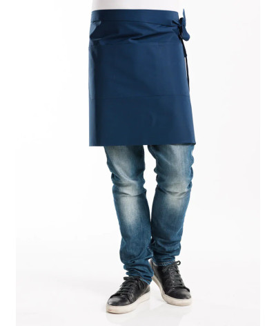 tablier de cuisine bleu