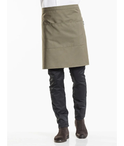 Tablier bas de cuisine Vert olive - Chaud Devant