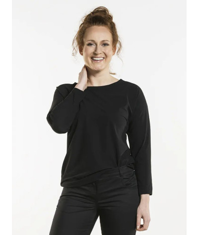 Chemiser Top noir Femme service hotellerie restauration