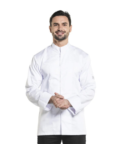 Veste de cuisine blanche Manches Longues Executive - Chaud Devant