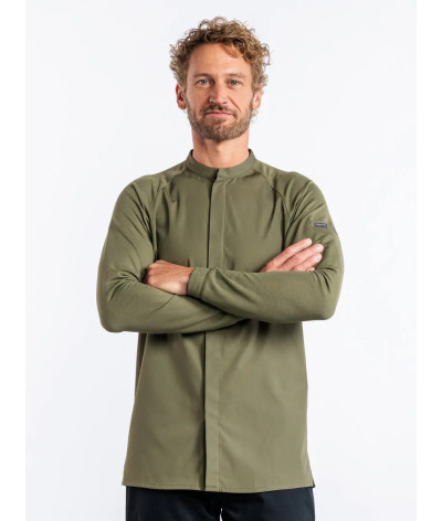 Veste de cuisine kaki vert olive Homme Fratello