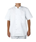 Veste de cuisine mixte INOX MC Blanche - Robur