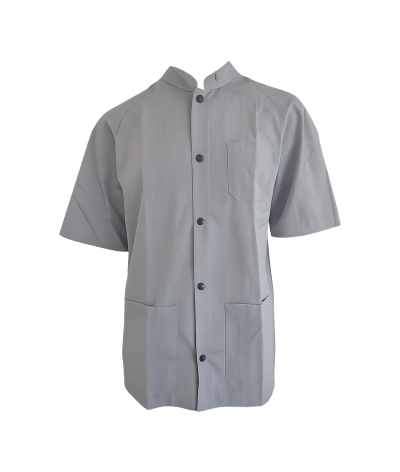 Blouse medicale Tunique homme CAPELLA bleu jean chiné