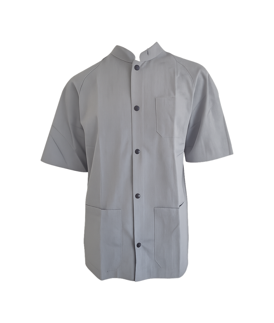 Blouse medicale Tunique homme CAPELLA bleu jean chiné