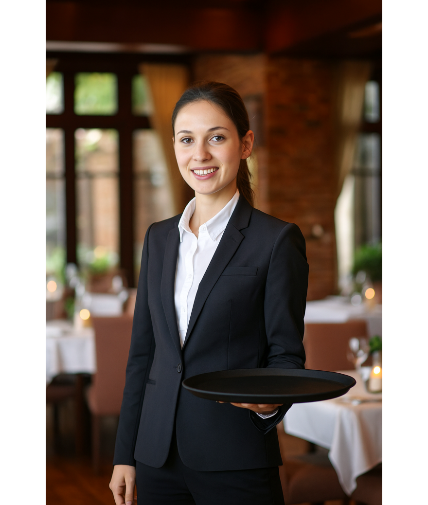 Veste de tailleur Femme Serveuse Hôtellerie Restauration Bleu Marine