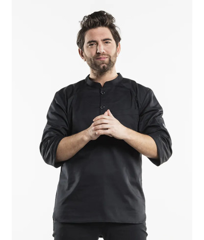 Veste de cuisine professionnelle Noir Bujutsu - Chaud Devant
