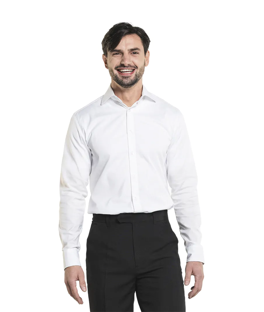 Chemise blanche stretch Homme Service Réception