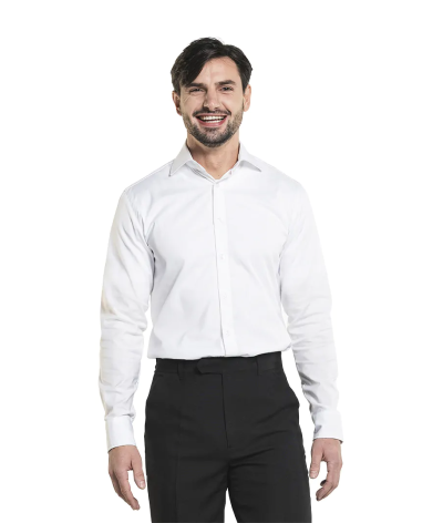 Chemise blanche stretch Homme Service Réception
