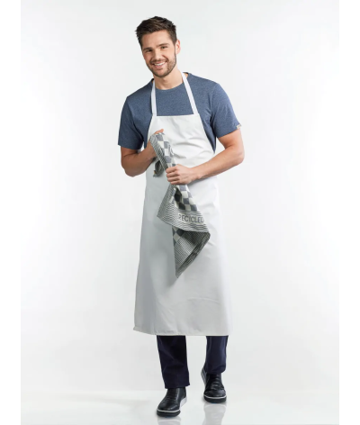Tablier Bavette Imperméable Professionnel Plonge Poissonnerie Blanc – Chaud Devant